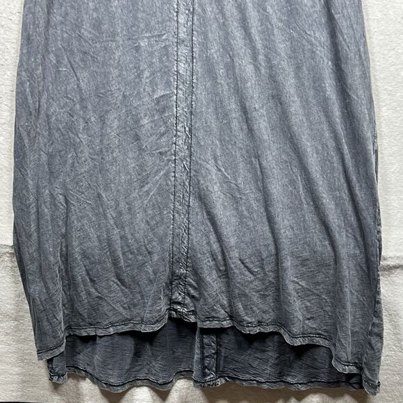 Anthropologie Daily Practice Dress Womens Medium Black Maxi Racer Back Sleeveles - Picture 4 of 12